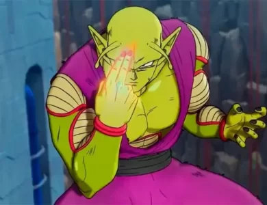 Piccolo about to make an attack