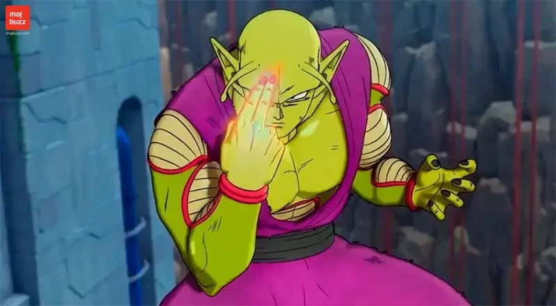 Piccolo about to make an attack