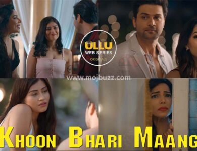 4 gils and 2 man poster of Khoon Bhari Maang Web Series