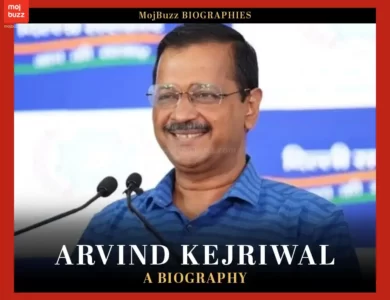 Biography of Arvind Kejriwal MojBuzz poster