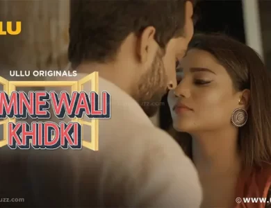 A man and women about to kiss in Samne Wali Khidki ullu web series