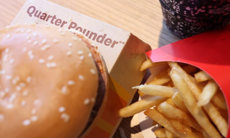 Gettyimages.com (McDonald's Quarter Pounder burger)