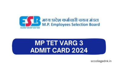 MP TET Admit Card 2024