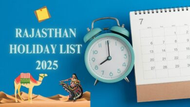 Holiday List 2025 of Rajasthan