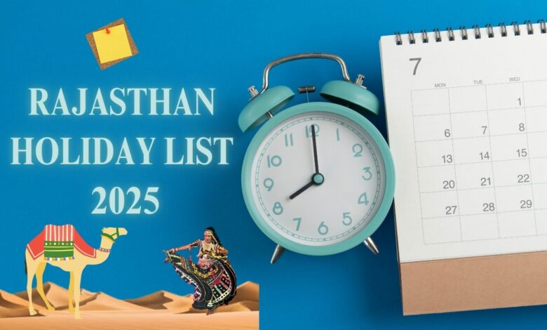 Holiday List 2025 of Rajasthan