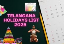 Holidays List 2025 of Telangana