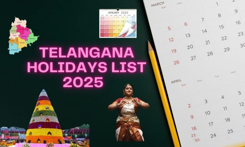 Holidays List 2025 of Telangana