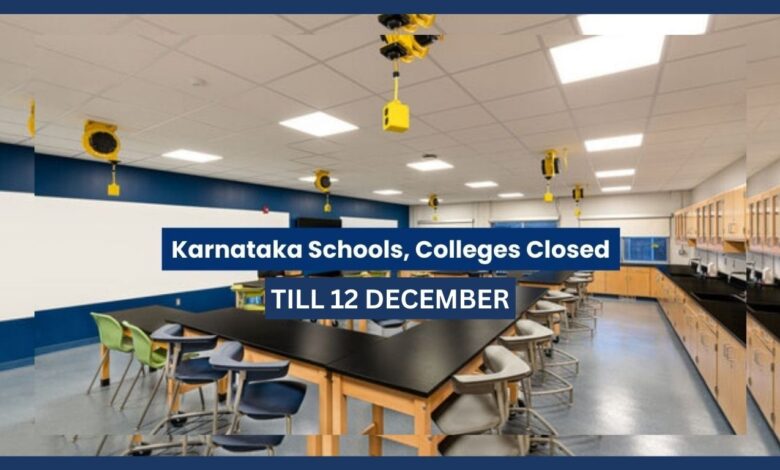 Karnataka School and Colleges closed