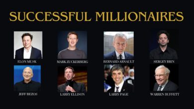 Successful millionaires of the world